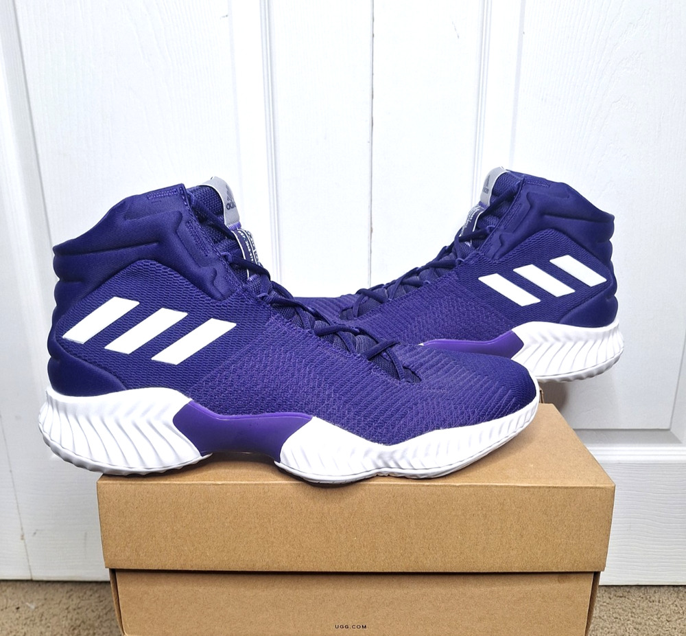 Adidas Pro Bounce 2018 Purple White B42250 size 16